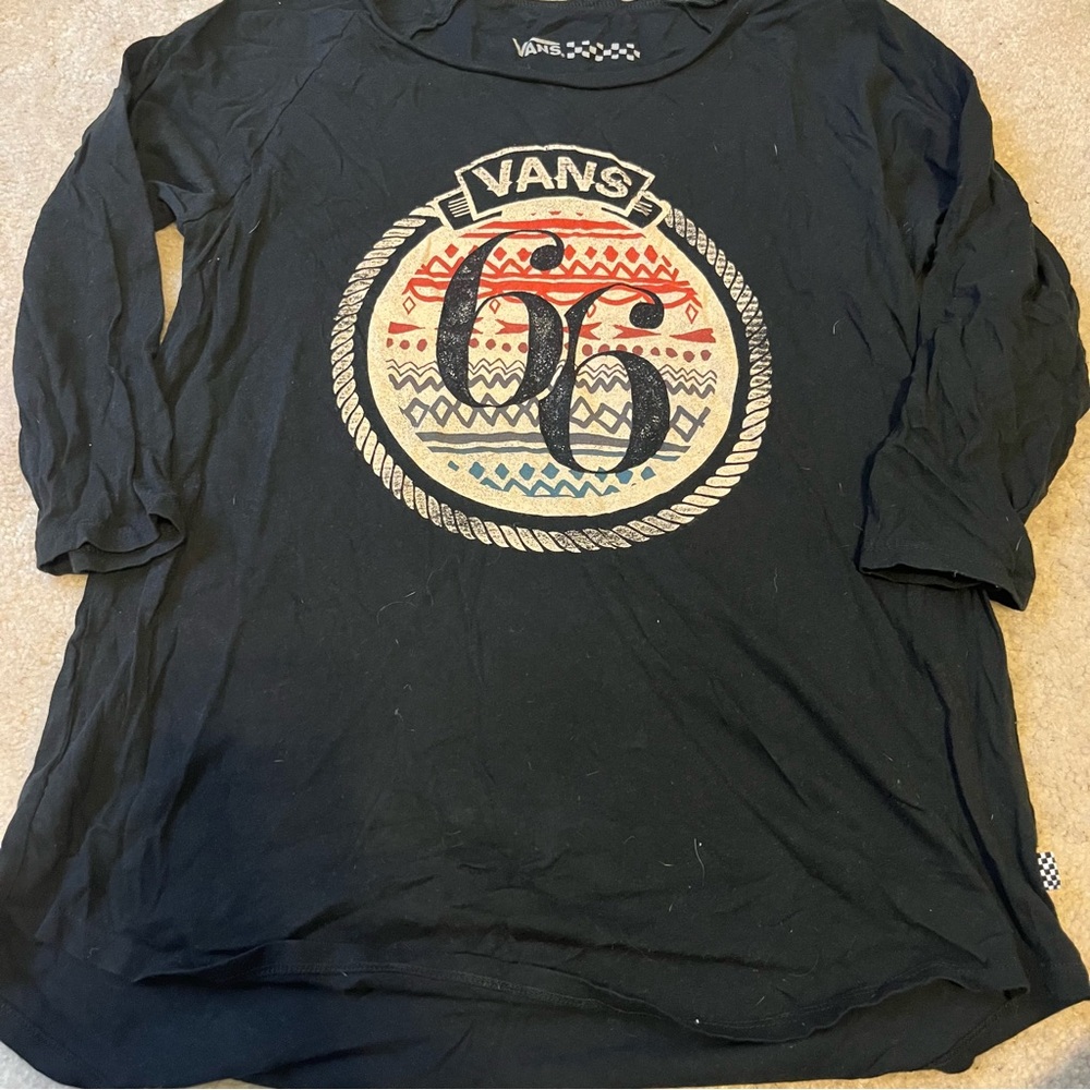 Vans 66 logo quarter sleeve
